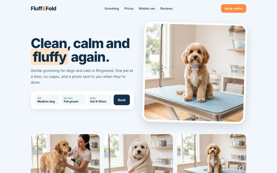 Pet grooming